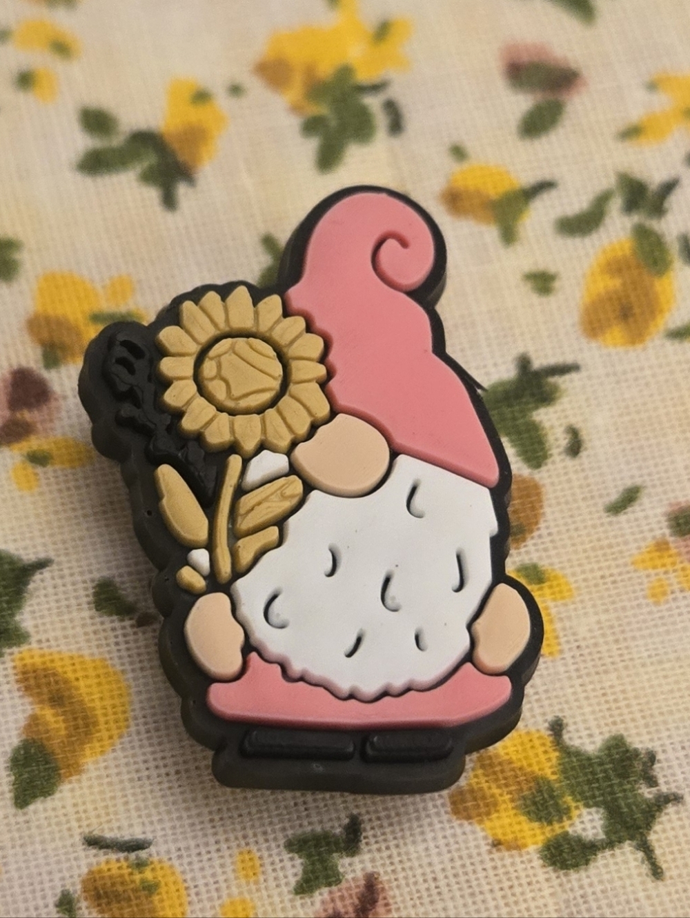 3/$10 Sunflower Gnome Croc Charm Jibbitz Floral Garden